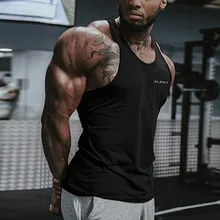 Мужской жилет для фитнеса с надписью Muscle Brother, свободный спортивный жилет без рукавов, футболка I-shaped Hurdle, мускулистая мужская тренировочная одежда