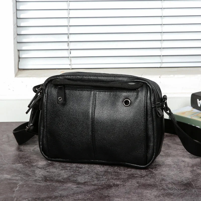

Korean version of men's bag PU leather shoulder bag oblique span small bag fashion leisure men