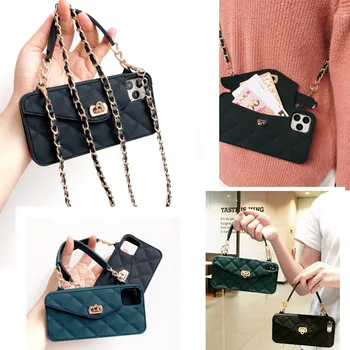 

for iphone XS MAX case Luxury Silicone card wallet Crossbody bag phone case for iphone 11 pro max Case X XR 6 6S 7 8 plus cover