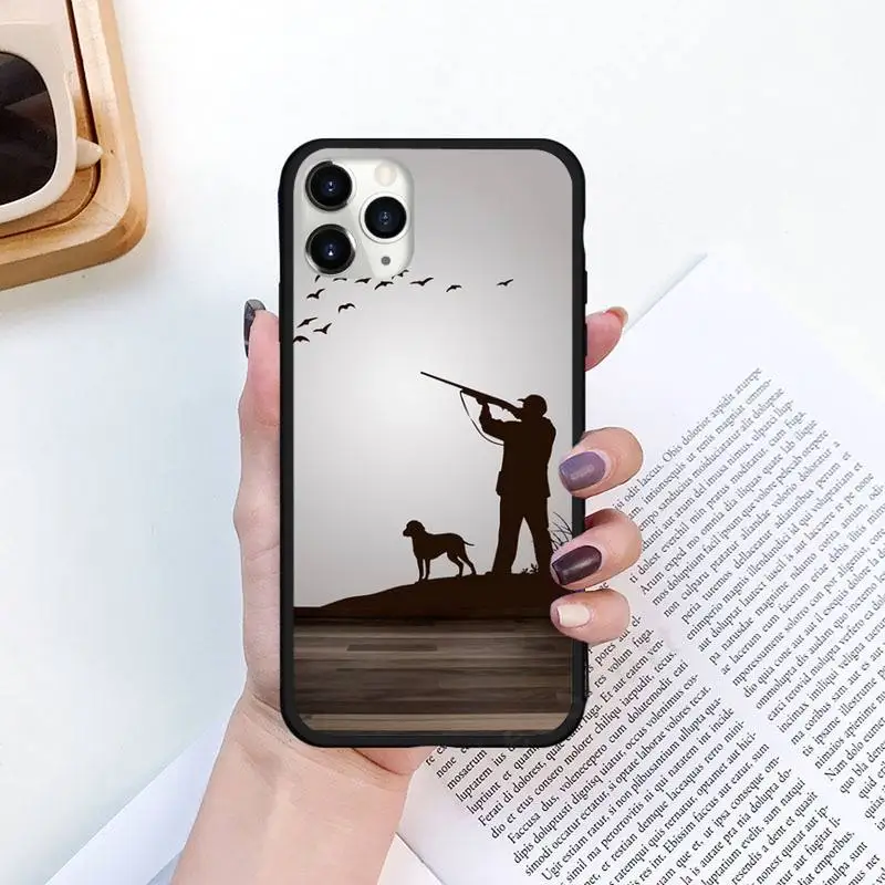 Bird Duck Hunting Phone Case for iPhone 11 12 mini pro XS MAX 8 7 6 6S Plus X 5S SE 2020 XR phone cases for iphone 7