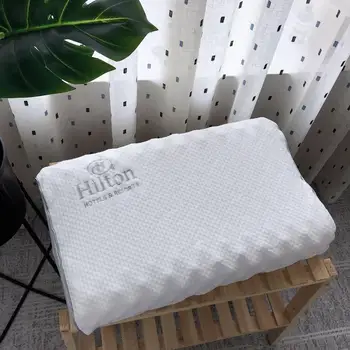 

Hilton Hotel Latex Pillow Neck Massage Pillow Single Health Pillow For Good Sleeping