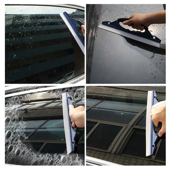 

Silicone home Car Water Wiper Squeegee Blade Wash Window Glass Clean Shower New Car styling practical accessories