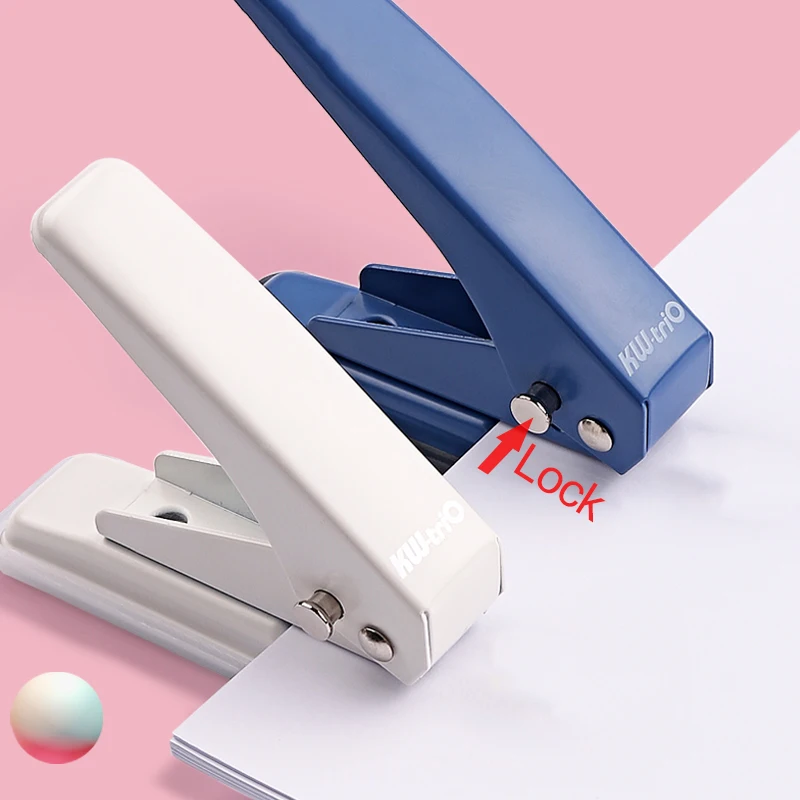 Fromthenon Badge ID Card Hole Puncher Oval Slot Punch Paper Cutter Planner  Scrapbooking Tool Office Stationery School Supplies