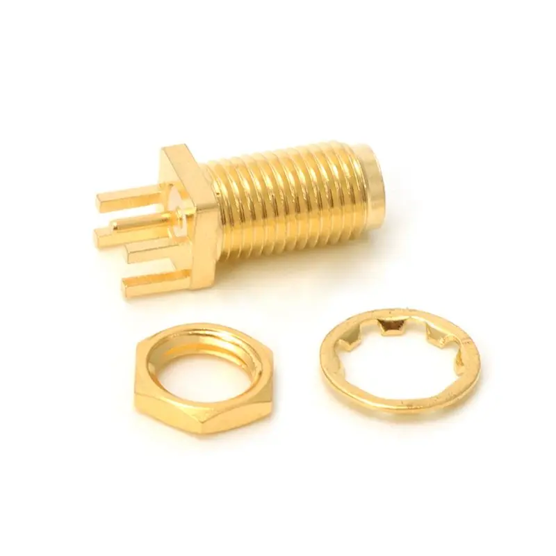

Drop Shipping 10pcs End Launch PCB Mount Mount SMA Female Jack Straight RF Connector Adapter