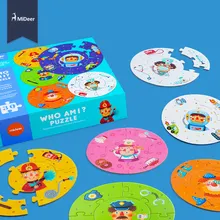 MiDeer, Детский Набор пазлов, двухсторонний профессиональный набор, детская головоломка, развивающие игрушки для детей, Подарочная головоломка