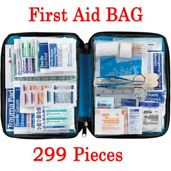 

299Pcs First Aid Kit Medical Pouch Emergency 1st Aid Bag Work Travel Holiday Car
