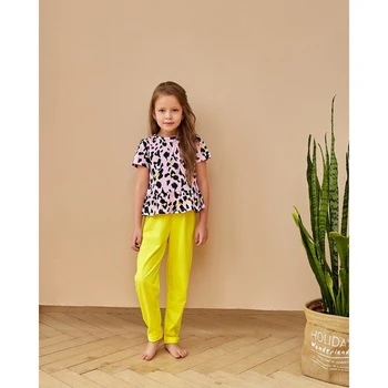 

Pants for girls MINAKU "Leopard", height 122 cm, yellow 4470740