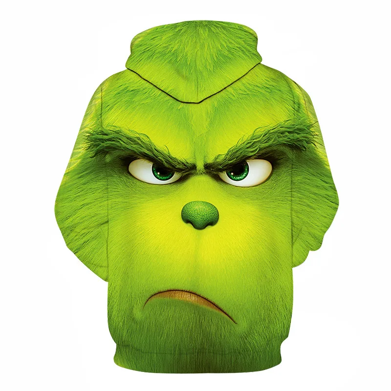 3d печать ing толстовки Мужская мода Шрек/Grinch рубашка Шрек забавная толстовка с