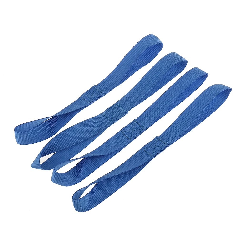 

Soft Loop Tie Down Strap 4-Pack for Towing Cargo ATV UTV Motorcycle Snowmobile