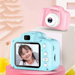 Mini appareil photo numérique coloré X2 HD pour enfants, dessin animé, jeu, cadeaux d'anniversaire, jouet électronique, nouveauté 