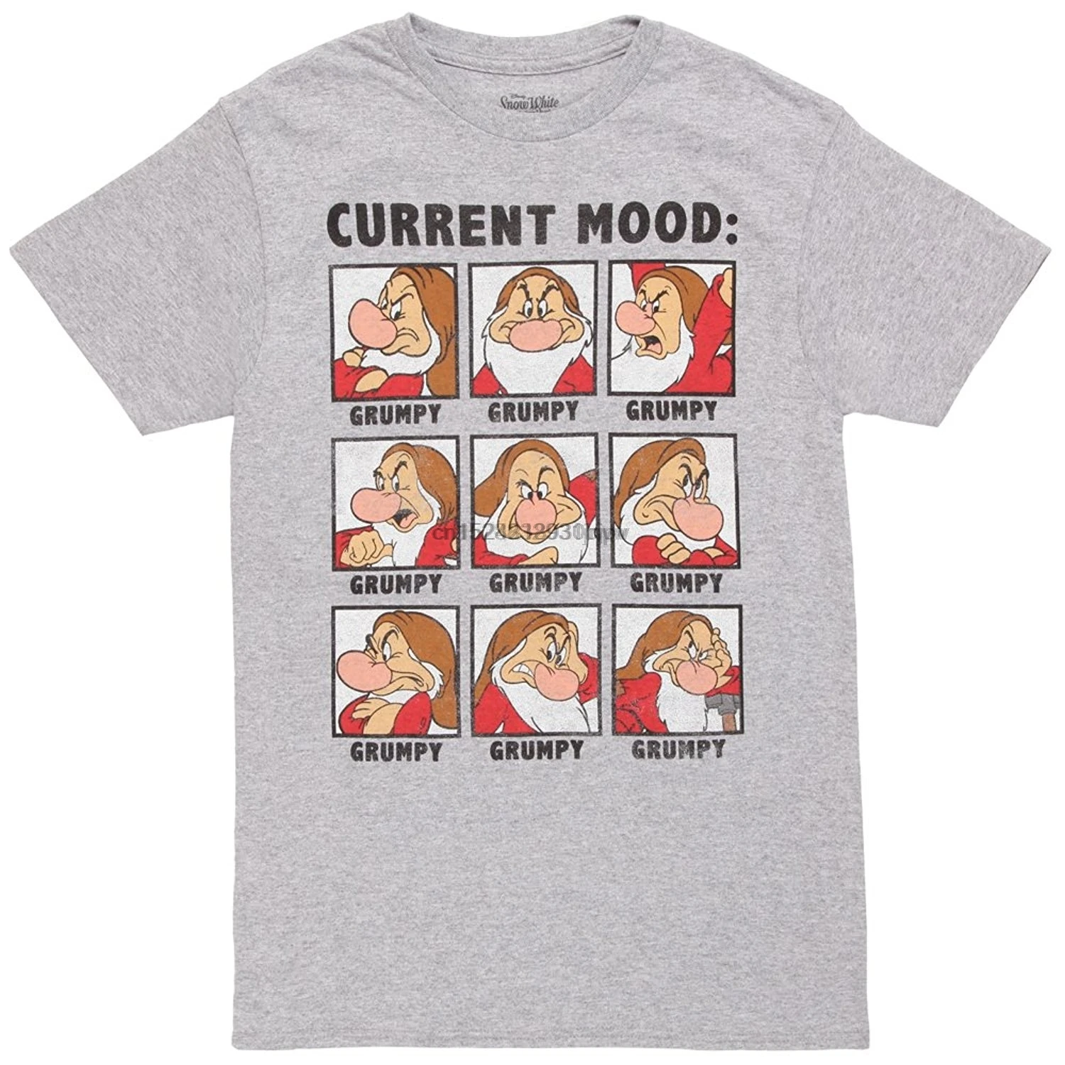 Seven Dwarves Of Menopause Funny Novelty Tops T-Shirt Womens tee TShirt 