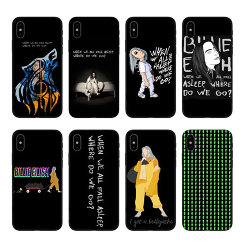 Когда мы все засыпаем, куда мы ходим, Billie Eilish Khalid Encantador Macio TPU Casos de Telefone Capa Para o 11 6 7 8 Plus X