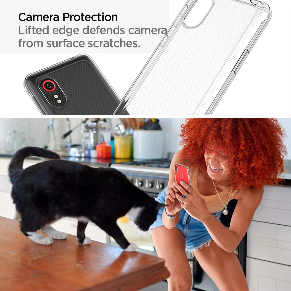 Case For Samsung Galaxy Xcover 5 SM-G398FN TPU Silicone Clear Fitted Bumper Soft Case for Samsung Xcover5 Transparent Back Cover
