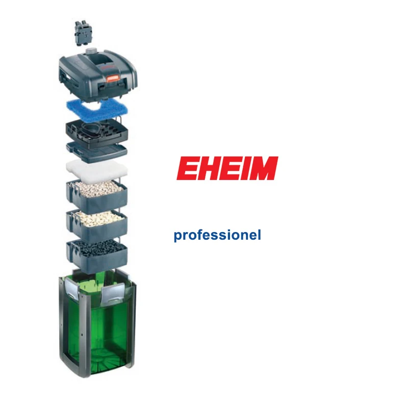 エーハイムプロフェッショナルIIフィルター2028 ろ材付 海水可 中古品