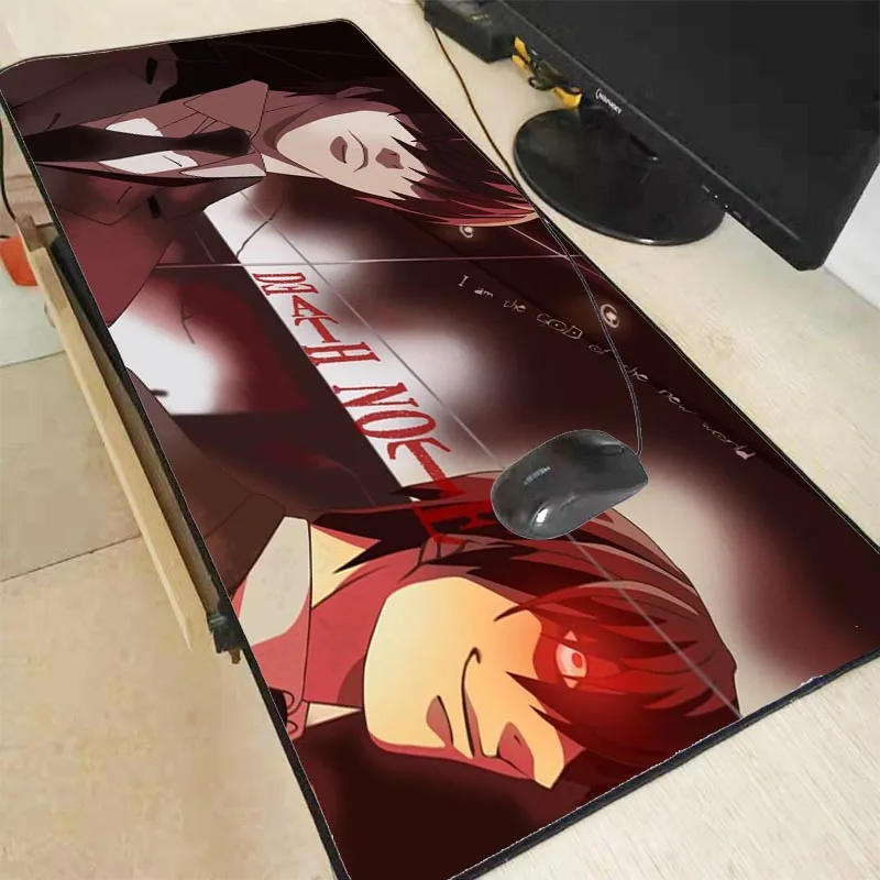  Death Note Anime Large Gaming Mouse Pad Locking Edge Keyboard Mouse Mat Gaming Grande Desk Mousepad