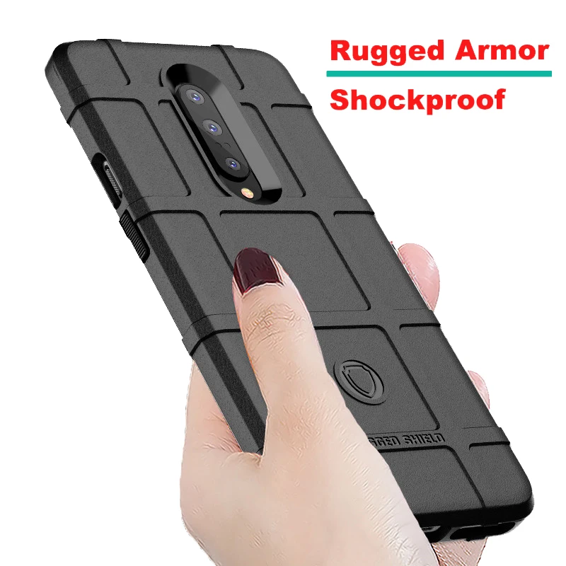 

For Oneplus 7 pro Case Rugged Armor Shockproof Cover For Oneplus 7 pro Soft Silicon Button Protection For Oneplus 7 pro 6.67''