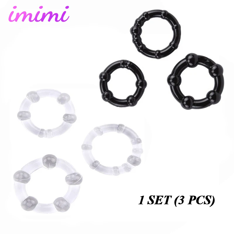 4 Rings Cock Rings Penis Rings Penile Trainer Delay Ejaculation High Elasticity Prostate Treatment Massager Sex Toys for Men 4 Rings Cock Rings Penis Rings Penile Trainer Delay Ejaculation High Elasticity Prostate Treatment Massager Sex Toys for Men