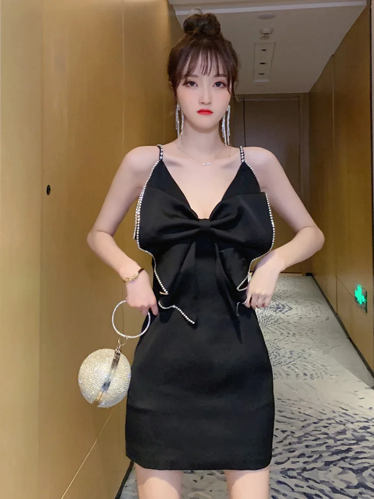 

Birthday Dress For Girl Japan Korean Women Style Sexy See Through Dress Club Bodycon Ruffles Casual Fashion Temperament Quality