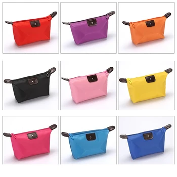New Convenient and cute cosmetic bag, nylon dumpling cosmetic bag, waterproof storage toilet bag