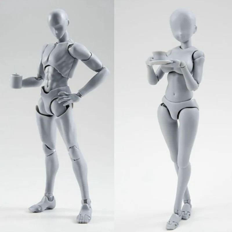 Figma He She подвижное тело, коллекционная фигурка, игрушка, художественная живопись, аниме модель, кукла, эскиз, рисование, сделай сам, человеческое тело, набор кукол
