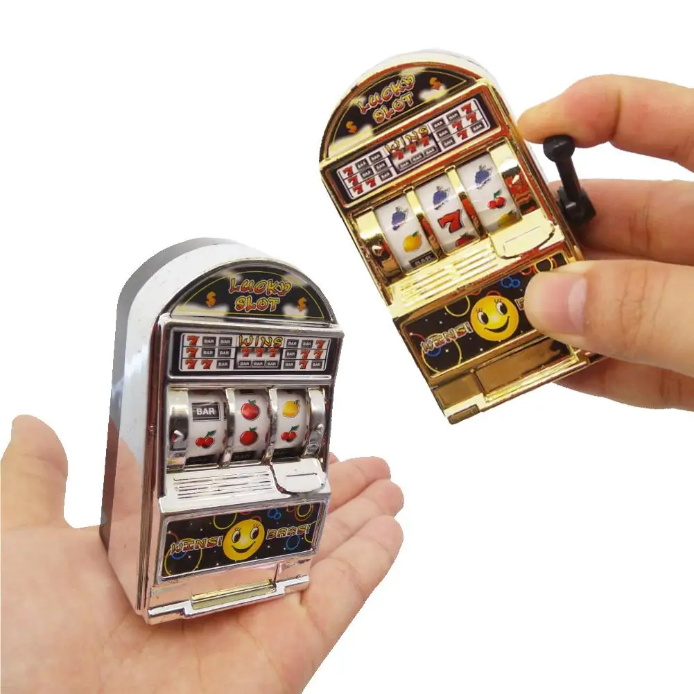 1pc Unisex Einarmiger Bandit Spielzeug Decompressed Palm Slot Maschine Kid Spaß 