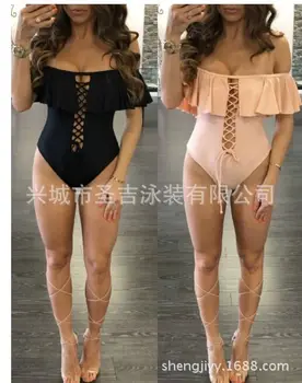 

New Pure-color Fast-selling Fast-selling Swimwear Pure-color Swimwear