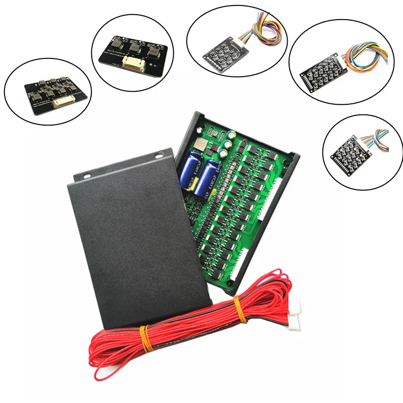 

2S-24S BMS Active Balancing 1A 2A Active Equalizer Battery Balancer Board Bluetooth Display APP Li-ion Lipo LTO Lifepo4