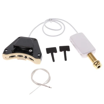 

Guitar Perform Practice Soundhole Piezo Pickup Volume Mic Phase Tone Switch Without Battery