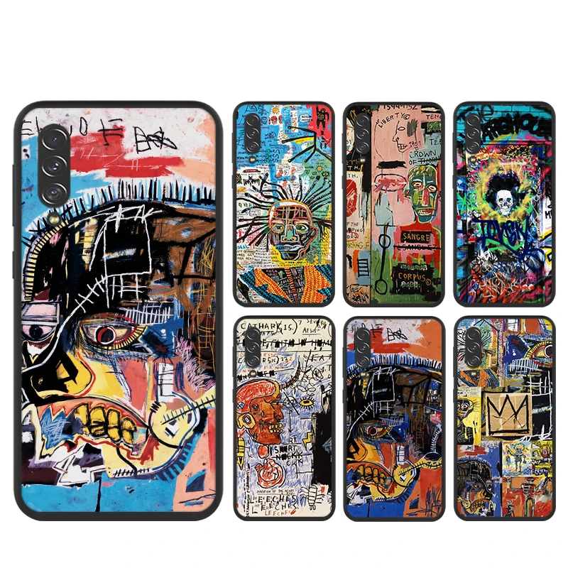 Мягкий чехол для телефона с изображением Джинса Мишеля Basquiat Samsung Galaxy A30 S A40 A2 A20E A20