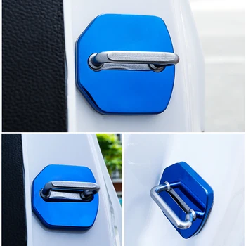 

Fit for Ford Kuga Escape 2013-2020 / Edge 2015-2020 Car Door Lock Buckle Protector Cover Trim Sticker 4pcs Stainless Steel