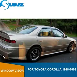 Для Toyota Corolla 1998-2003 защитный козырек окна Дождь гвардии для Toyota Corolla 1998 1999 2000 2001 2002 2003 SUNZ