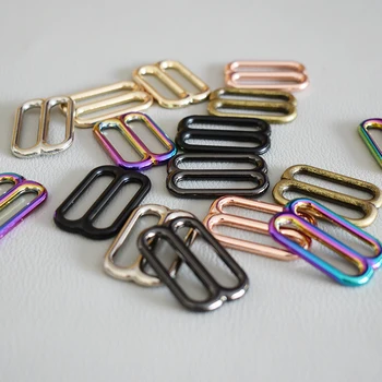 2020 개/몫 개 목걸이 조절기 슬라이더 25mm 웨빙 조정 DIY 액세서리 고품질 도금 금속