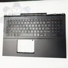 Для Dell Inspiron 7566 7567 Gamer Упор для рук клавиатура Englich US подсветка 00KN55