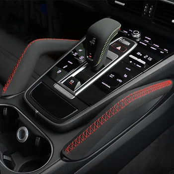 

Car Door Handle Protection Sleeve Interior Decoration Leather Cover For Porsche Cayenne 9YA Car Styling Modification Accessories
