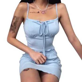 

Spring and summer new suit sexy camisole and skirt two-piece suit