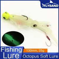 Fishing Tuna Lure Jig head hook 130mm Fishing Soft Lure 1