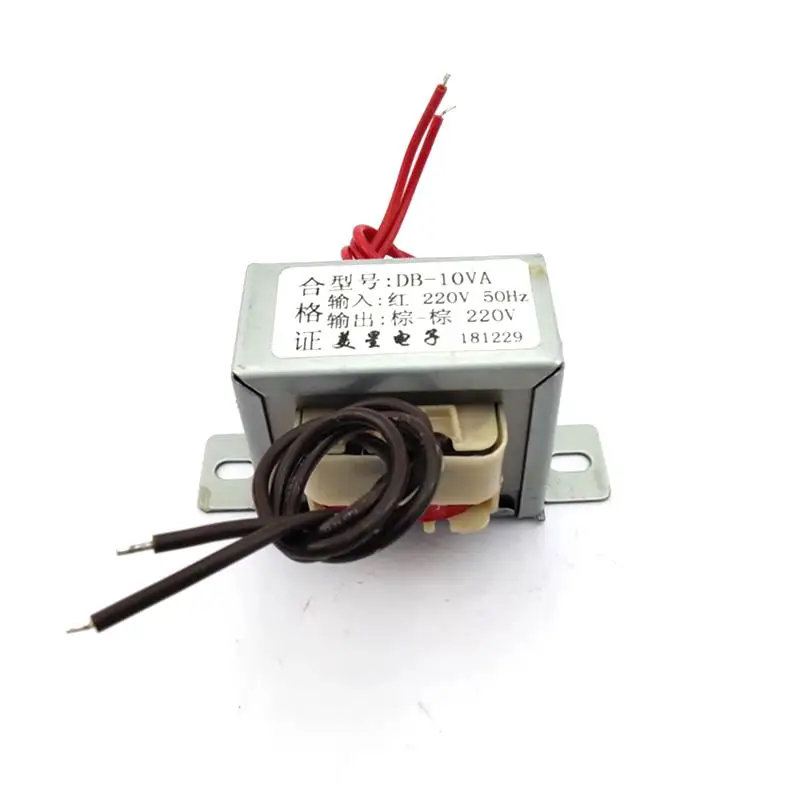 220v Isolation transformer 10W EI48*24 DB-10VA 220V to 220V 1:1 security isolation anti-jamming filtering