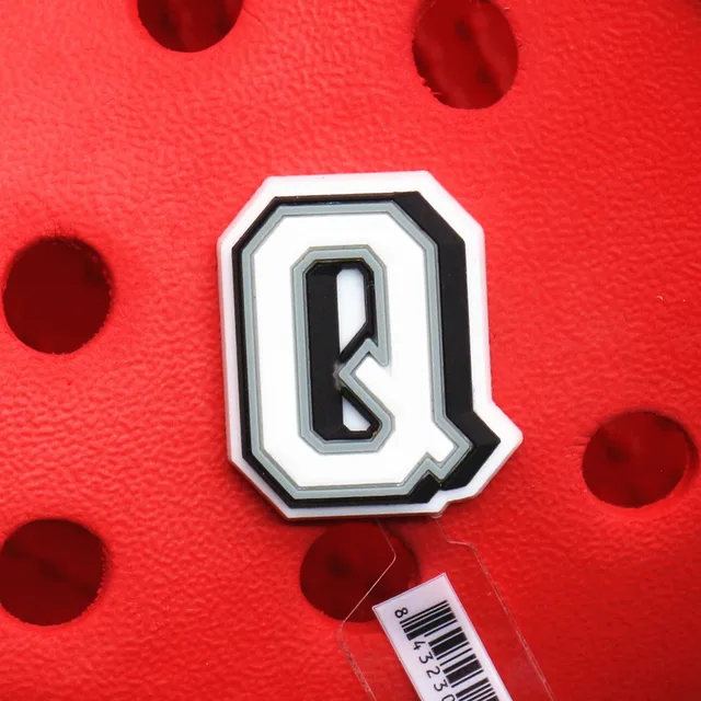 Original PVC Shoe Buckle Accessories DIY Combination English Alphabet Shoes Decoration Jibz for Croc Charms Bracelets Kids Gifts U165-Q