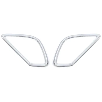 

Car Styling Abs Chrome Cover Trim Front Head Fog Light Lamp Frame Stick Part 2Pcs For Mitsubishi Eclipse Cross 2017 2018 2019