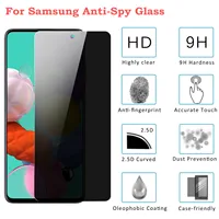 Privatsphäre Gehärtetem Glas Für Samsung Galaxy A71 A72 A51 A52 A31 A21s Private Screen Protector Für A20 A70 A30 A50 S Anti-Spy Glas