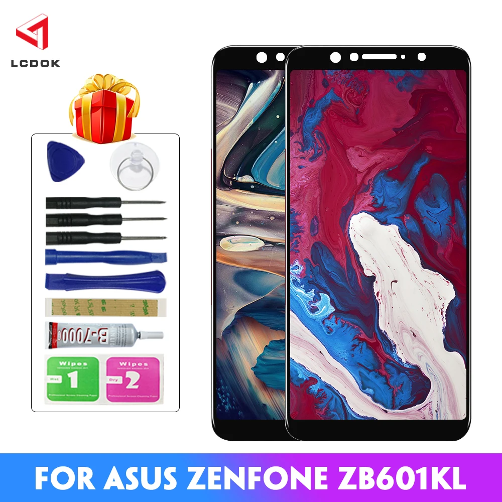 ЖК-дисплей для Asus Zenfone Max Pro (M1) ZB601KL ZB602KL дигитайзер сенсорного экрана в сборе