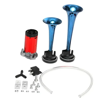 

Double Trumpet Air Horn Compressor Set Fit For Car Truck Camper Motorbike
