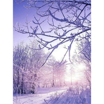 

DIY Diamond Embroidery Winter Landscape Diamond Painting Picture Cross Stitch Home Decoration Birthday Present