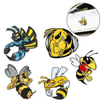 

5pcs Adhesive Decorative Creative Car Body Decor Window Decals for Decoration Auto