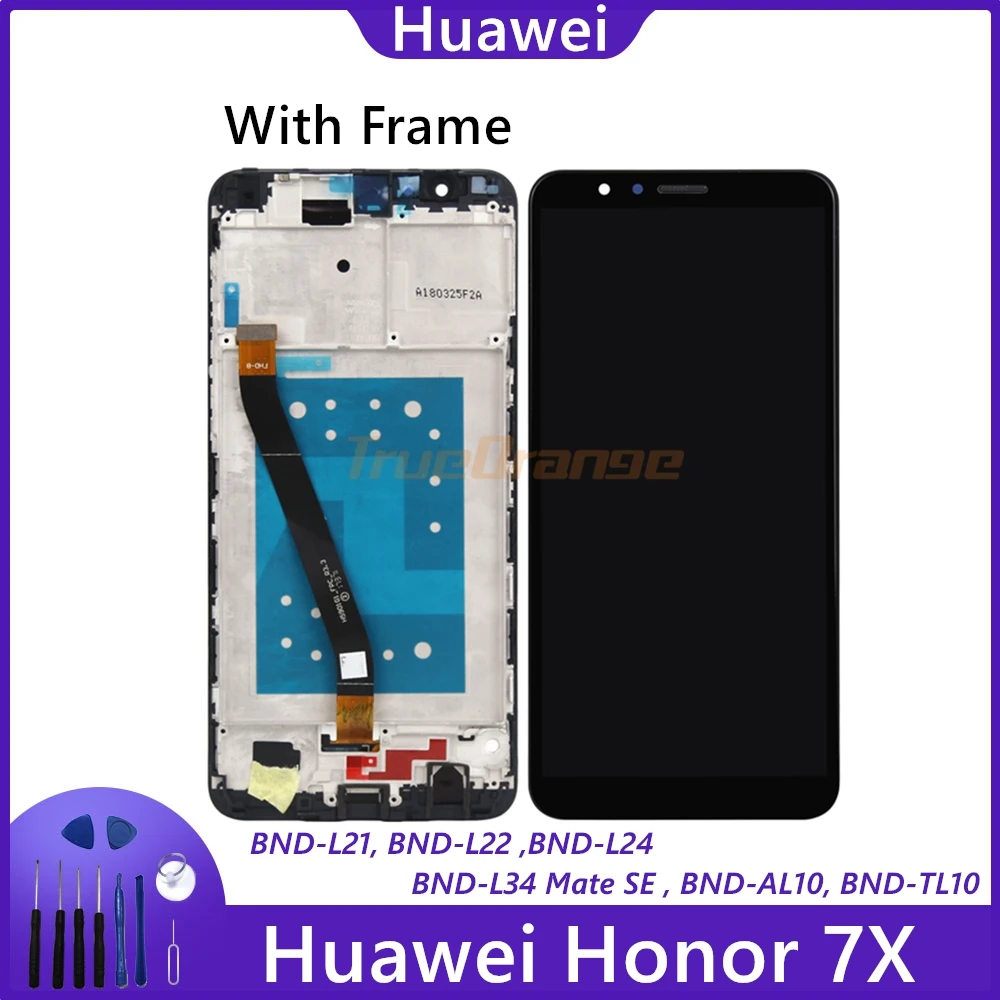 Для Huawei Honor 7X ЖК дисплей сенсорный экран дигитайзер стекло в сборе BND L21 L22 Mate SE