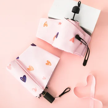 

Mini Pocket umbrella rain women corporation paraguas plegable Sun protection Anti-UV umbrella parapluie folding women Umbrella