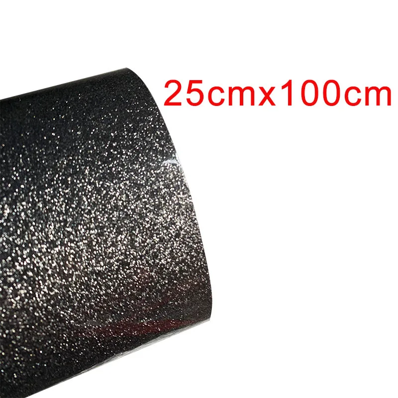 1 лист 30 см x 100 см(1" x 40") Блестящий винил для теплопередачи пресс режущий плоттер сделано в Южной Корее - Цвет: black
