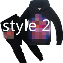 Лидер продаж, толстовка с капюшоном для мальчиков, топы и штаны, 4 цвета, комплект, костюм на Хэллоуин для детей, подарки, спортивный костюм для девочек