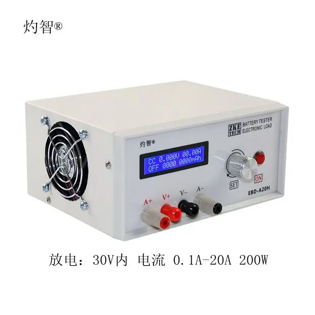 

EBD-A20H Battery Capacity Tester Electronic Load Power Supply Tester Discharger 20A