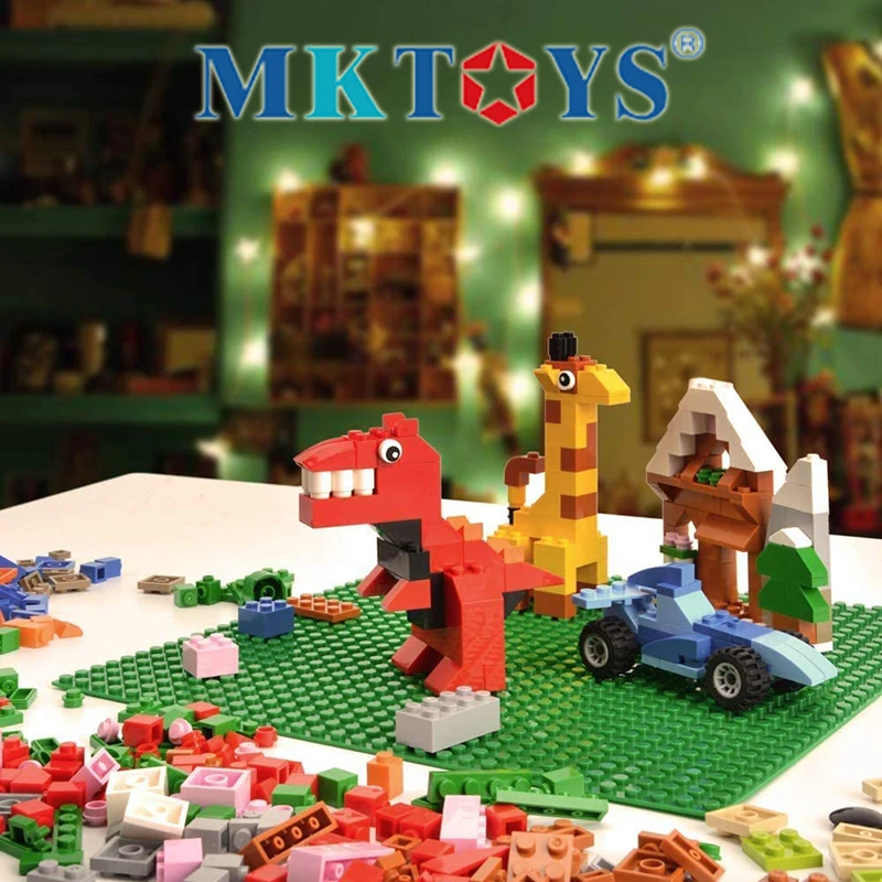 MKTOYS 9 шт. кирпичи опорные плиты 32*32 точек классический строительный блок